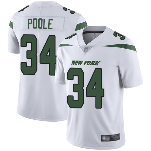 New York Jets Limited White Youth Brian Poole Road Jersey NFL Football #34 Vapor Untouchable->new york jets->NFL Jersey